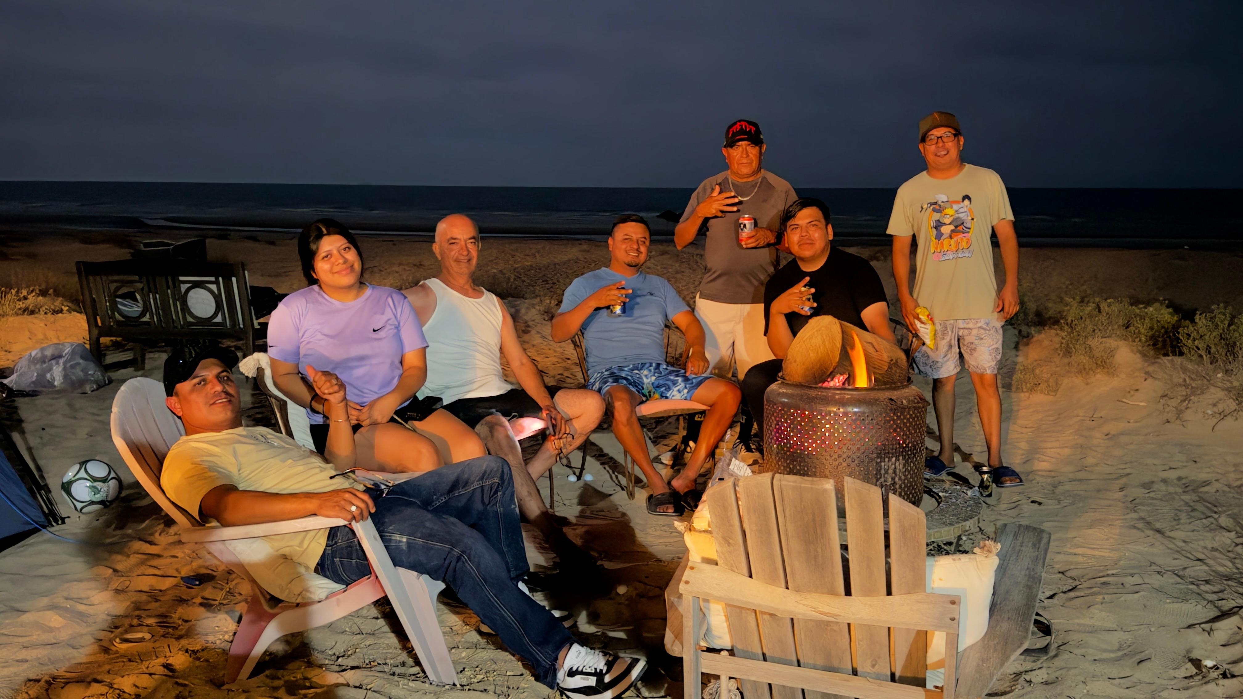 Frente ala casa en la playa 