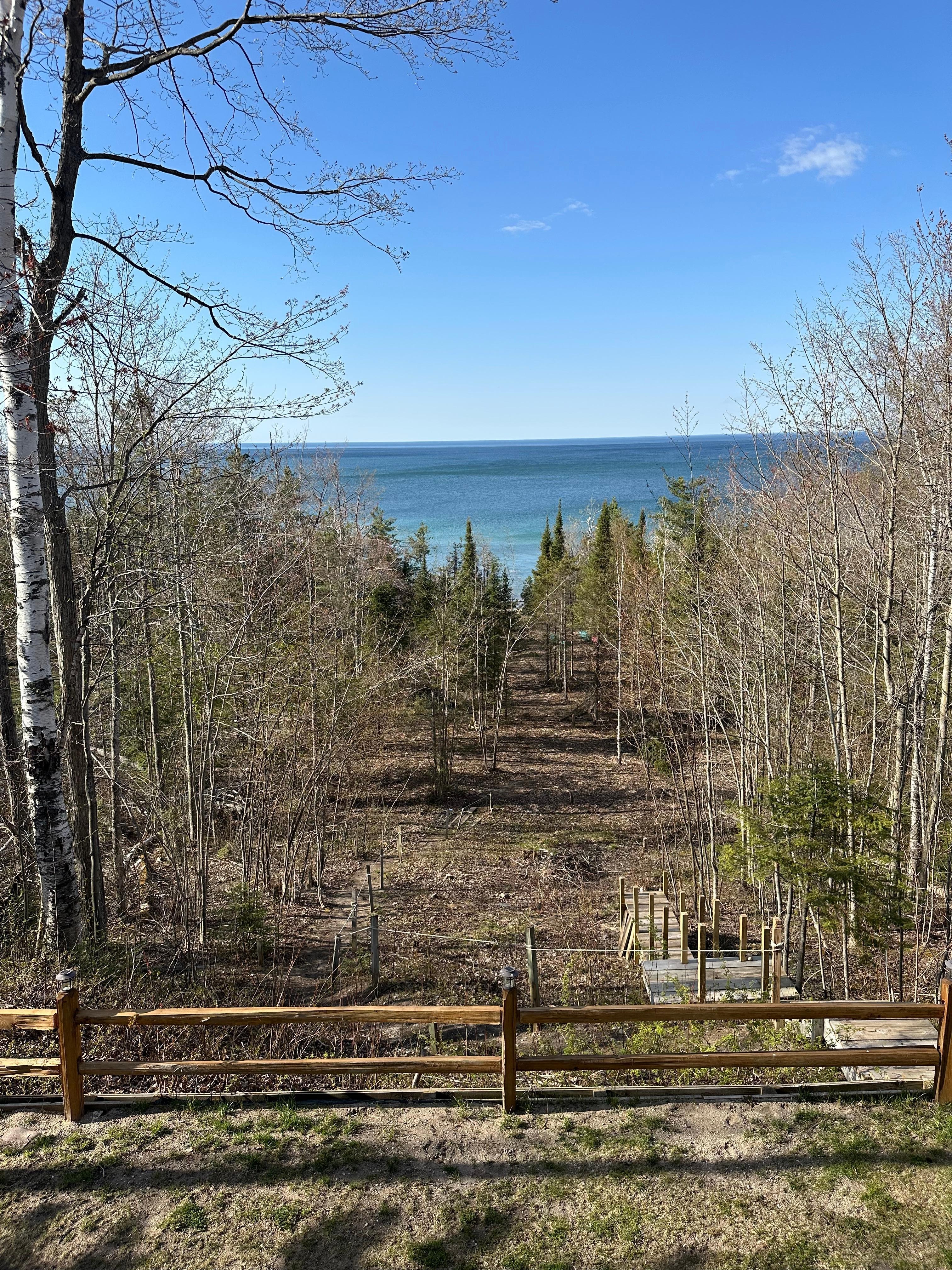 View from the back deck 
