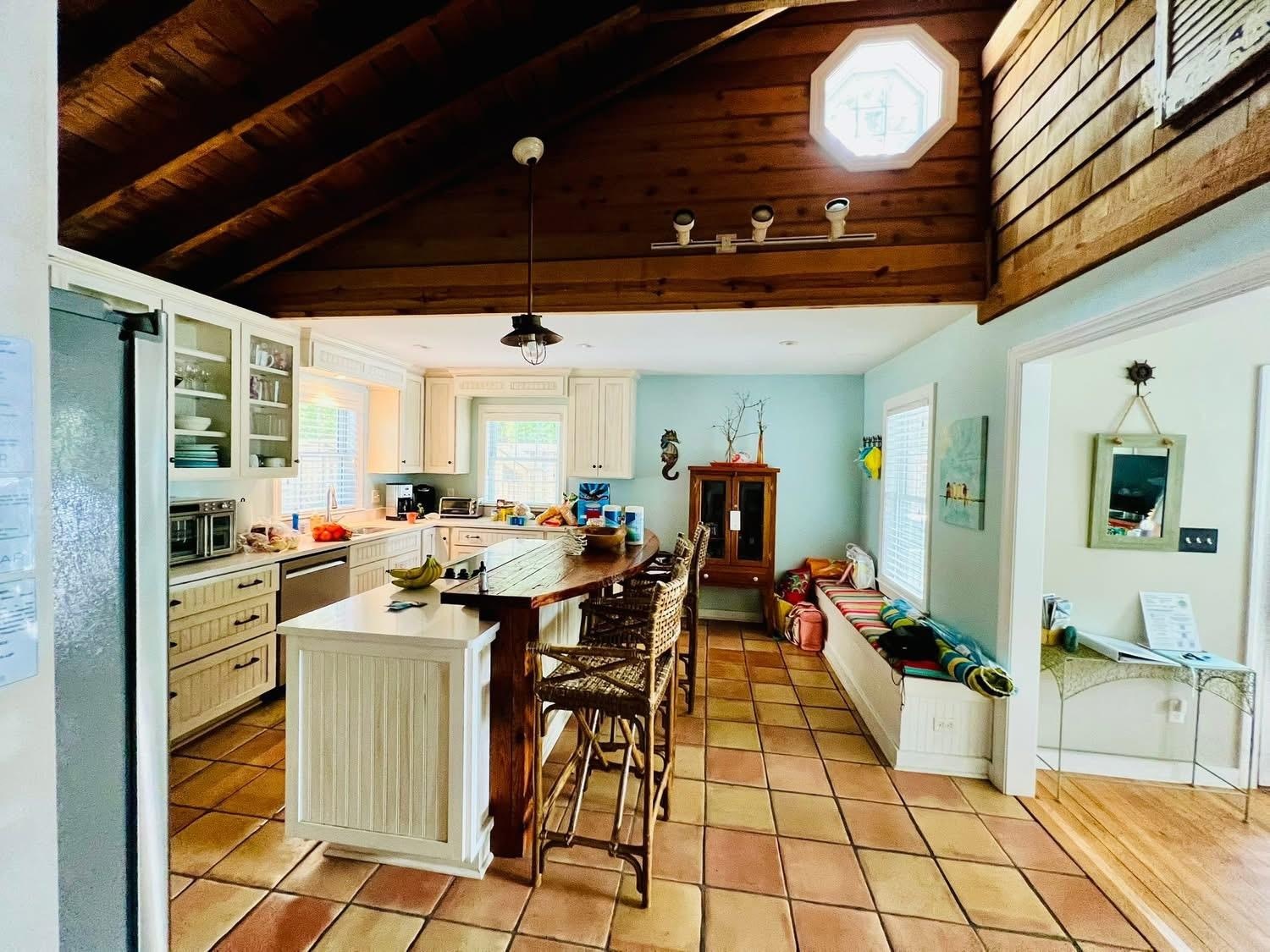 We love the kitchen area!