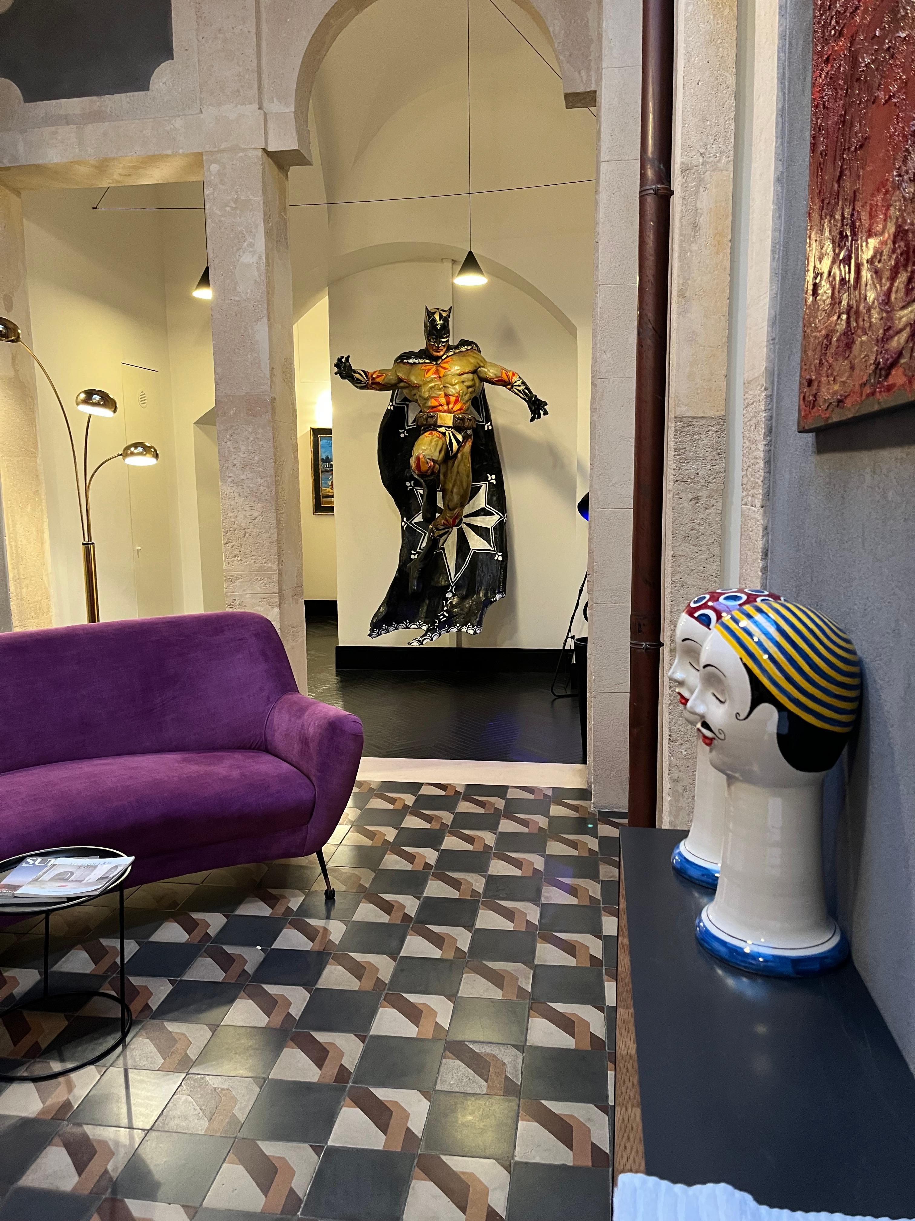 They add whimsical art to a historic palace that also has many original pieces.