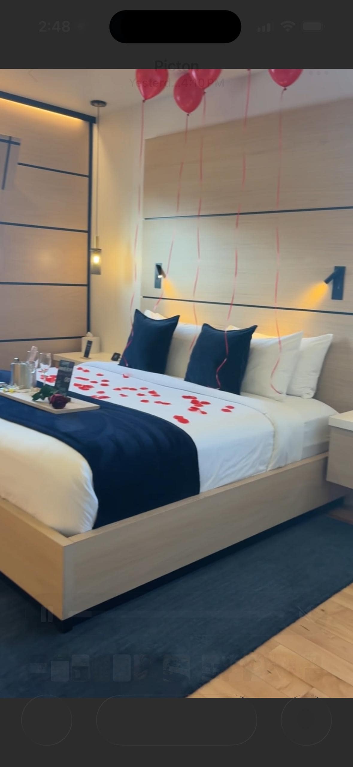 A romantic
Night getaway