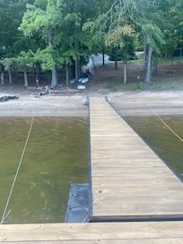 Private dock included