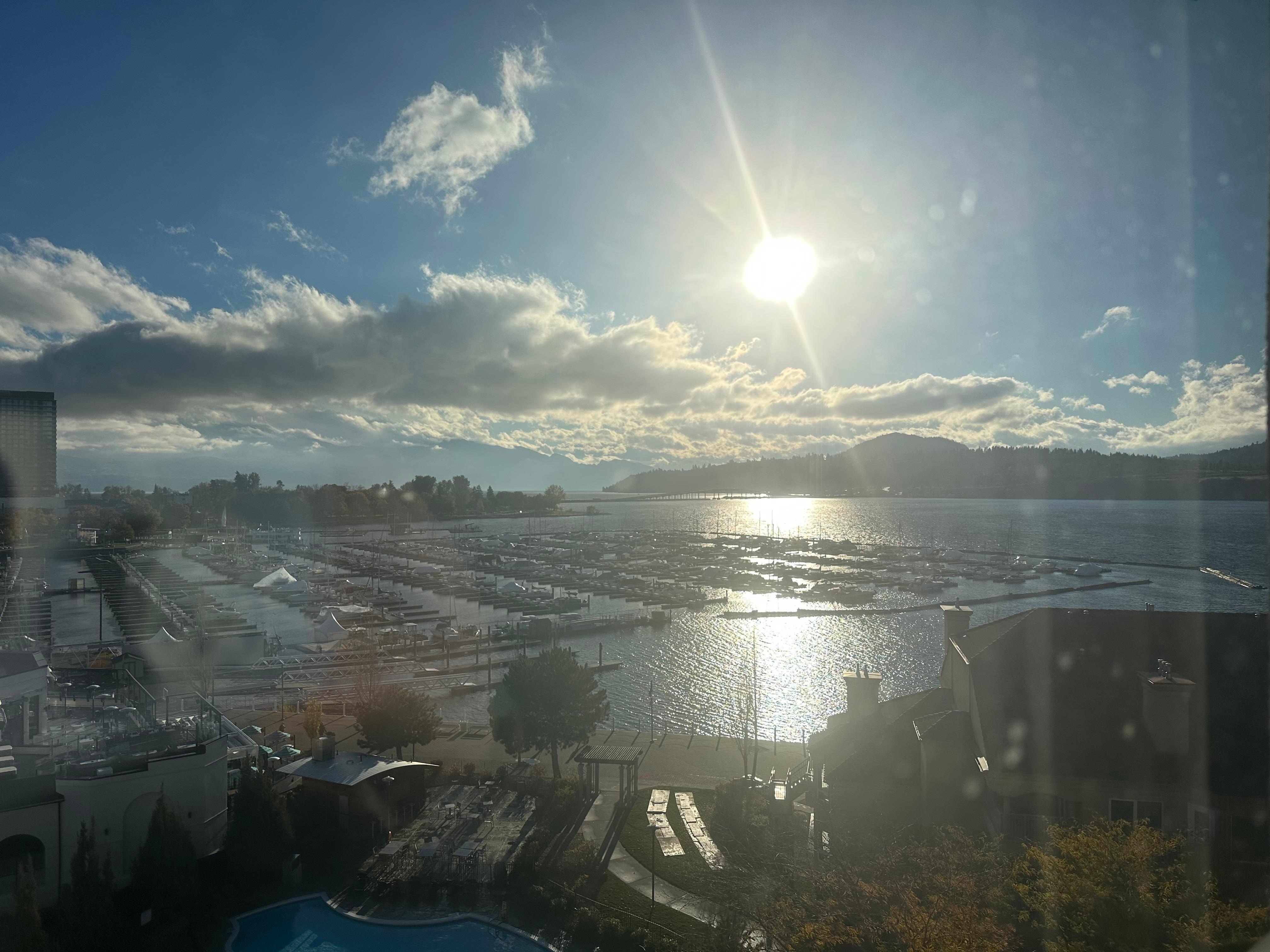 View from our room (813 south tower). 