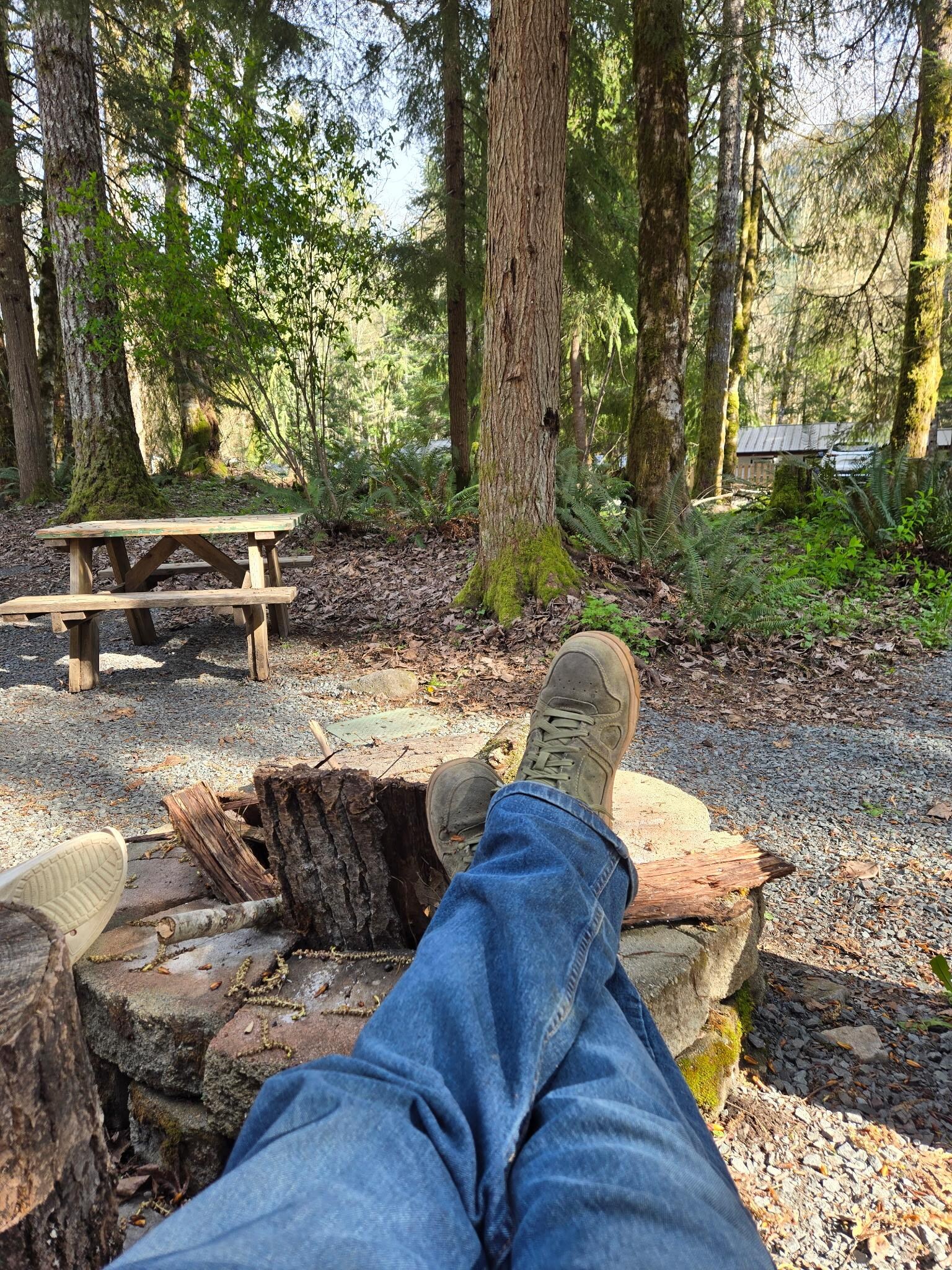 Enjoy the great out doors - campfire too 