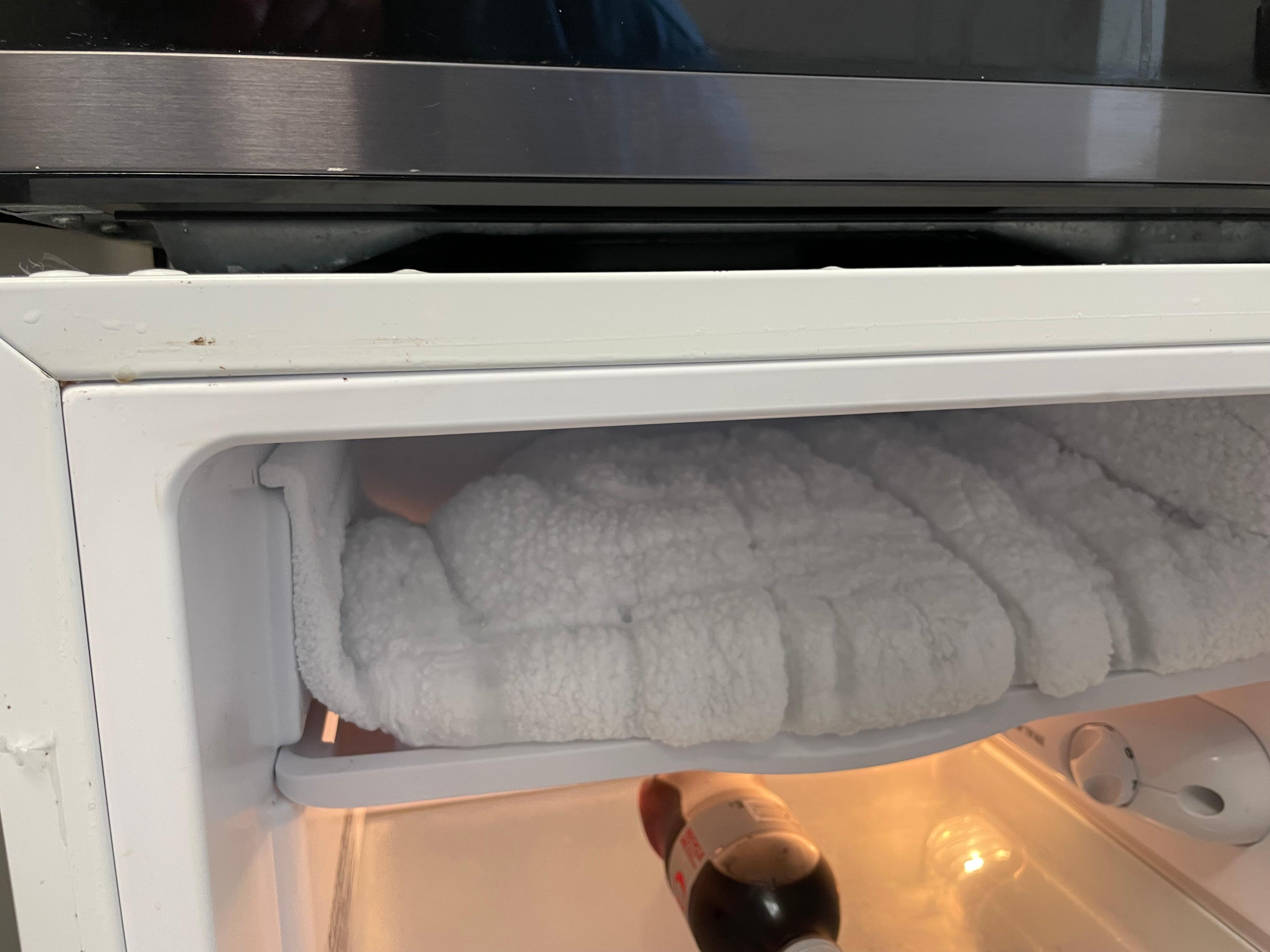 Inside refrigerator-freezer Part