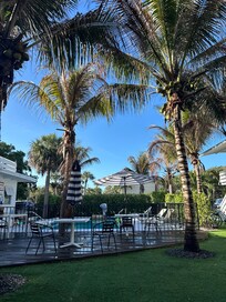 View from our favorite spot on the veranda just outside our room!