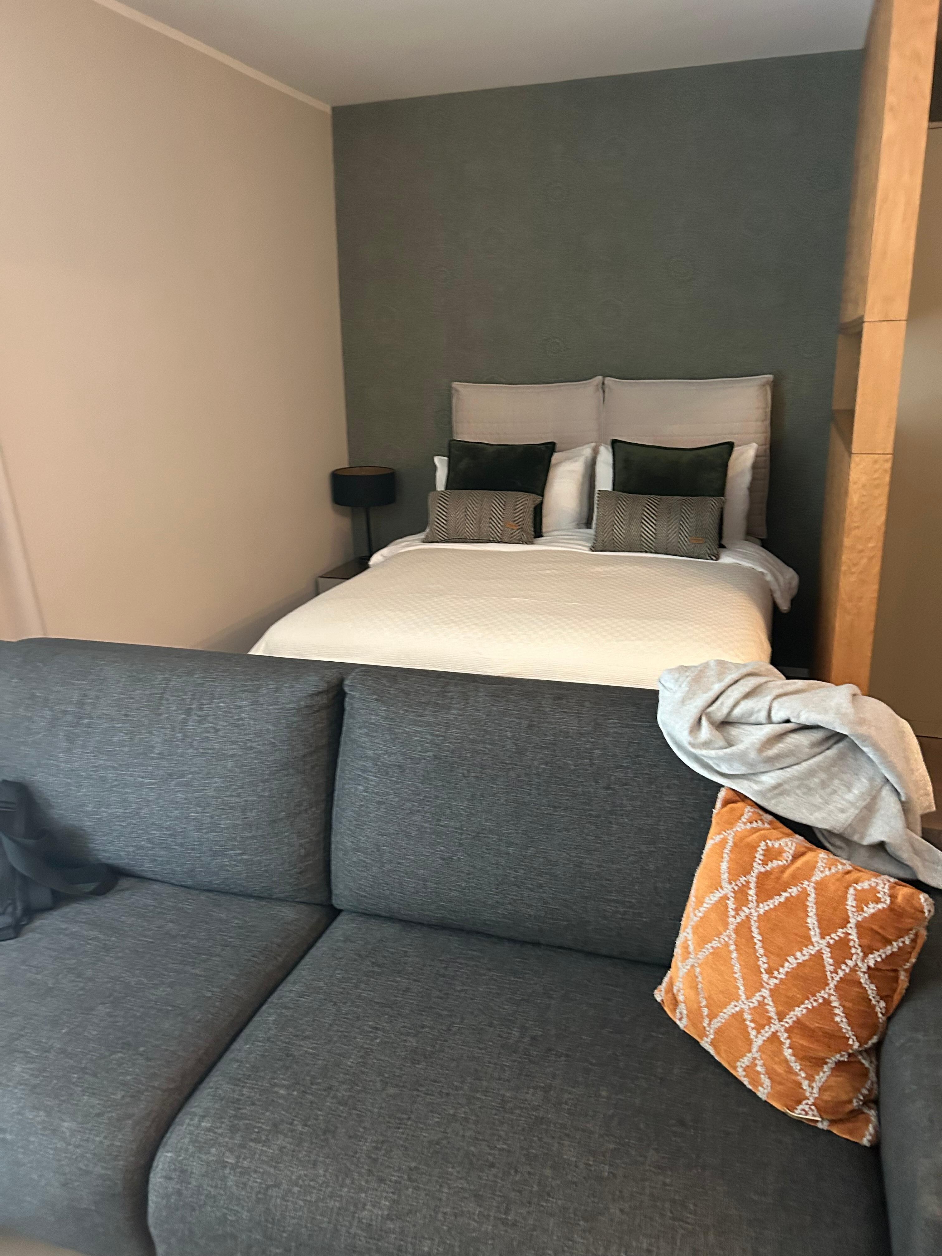 Open plan small apartment 