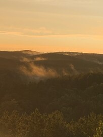 Watching the fog rolling in from the balcony. So peaceful.