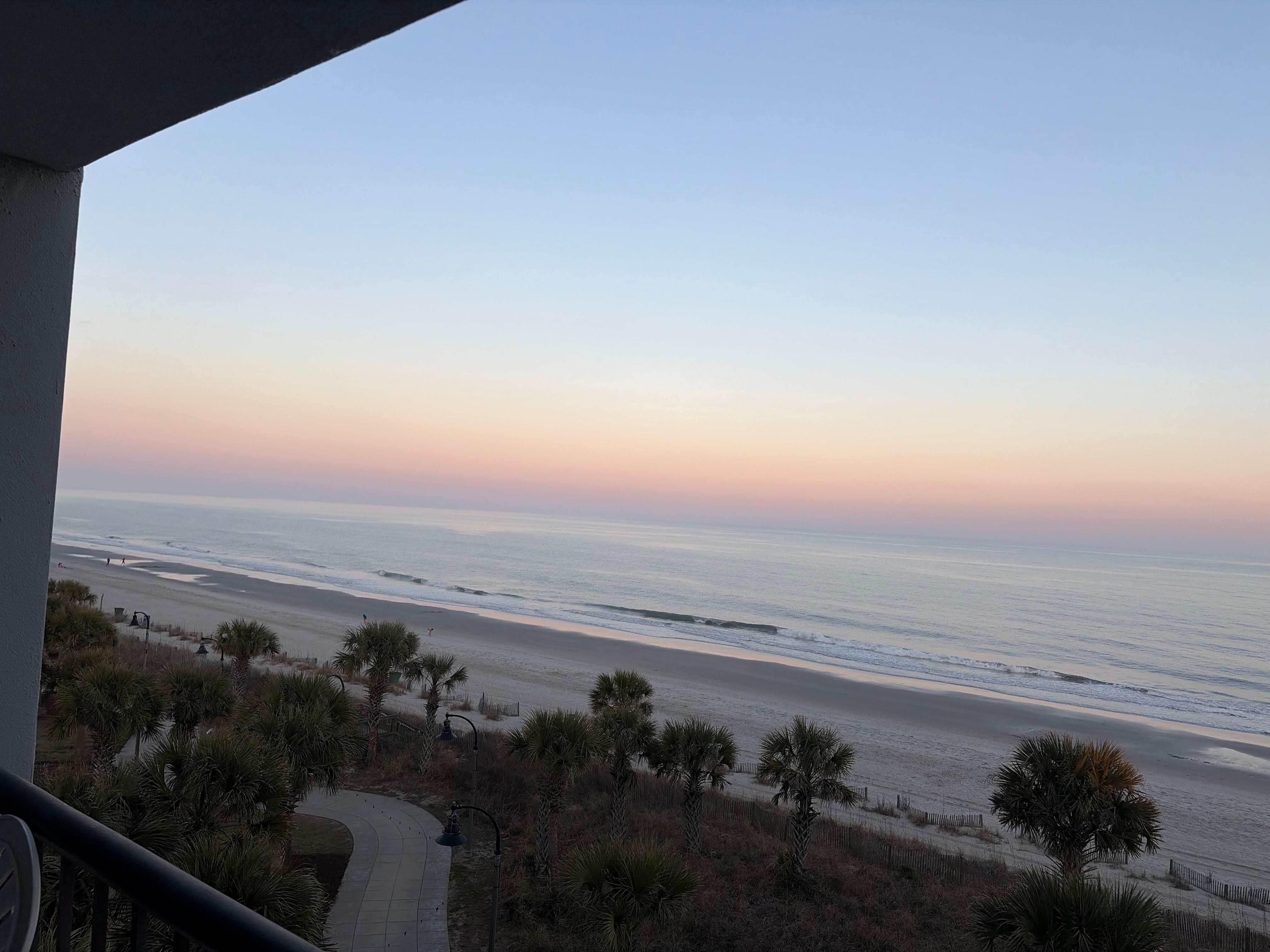 View from our balcony 