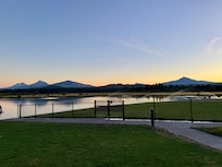 Beautiful sunset at the Lodge