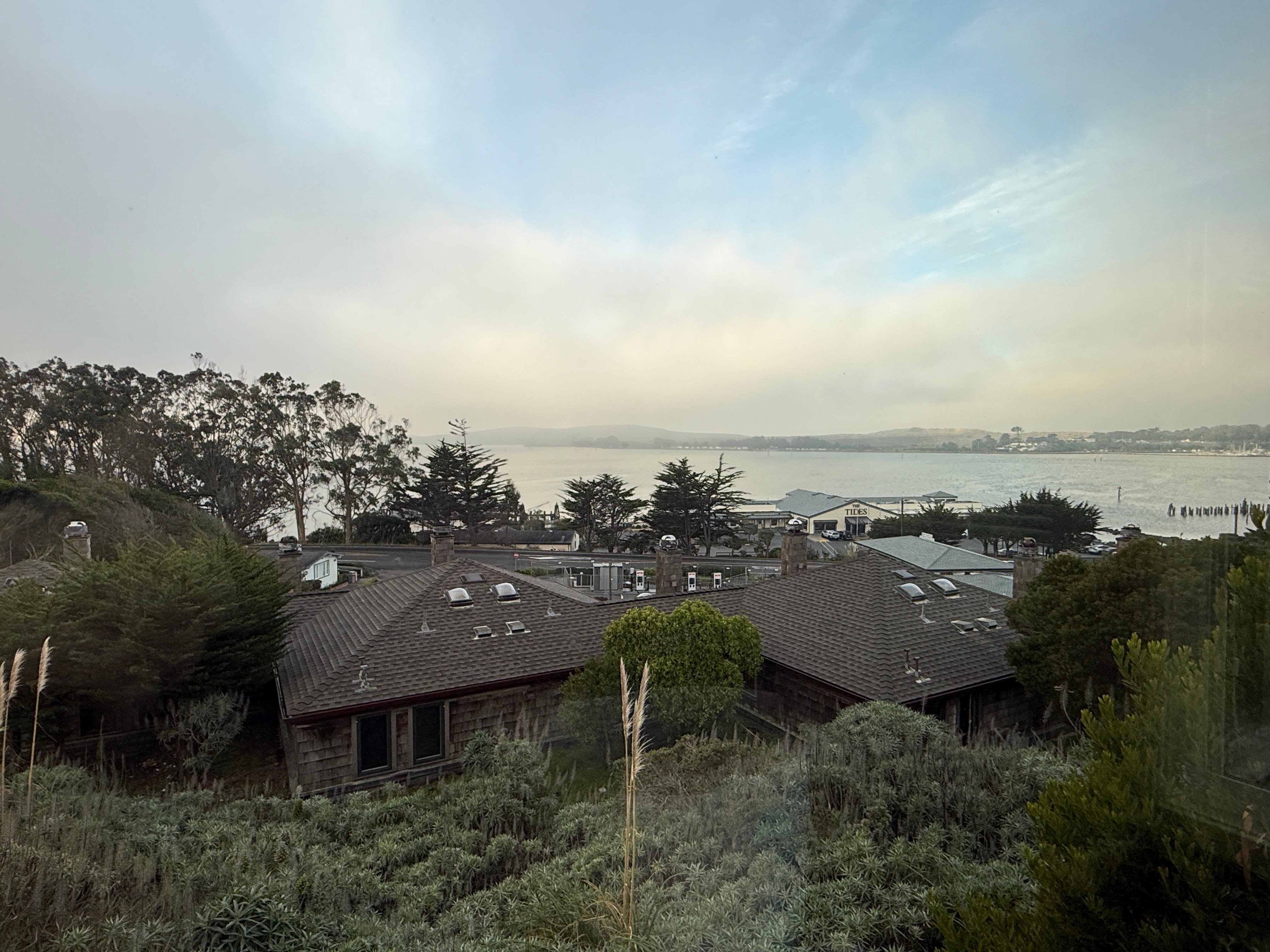 View from the corner unit in building 3. 