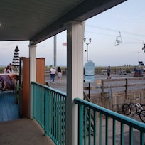 Our view from our door, so close.