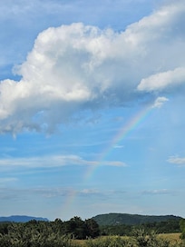 Rainbow from the back deck