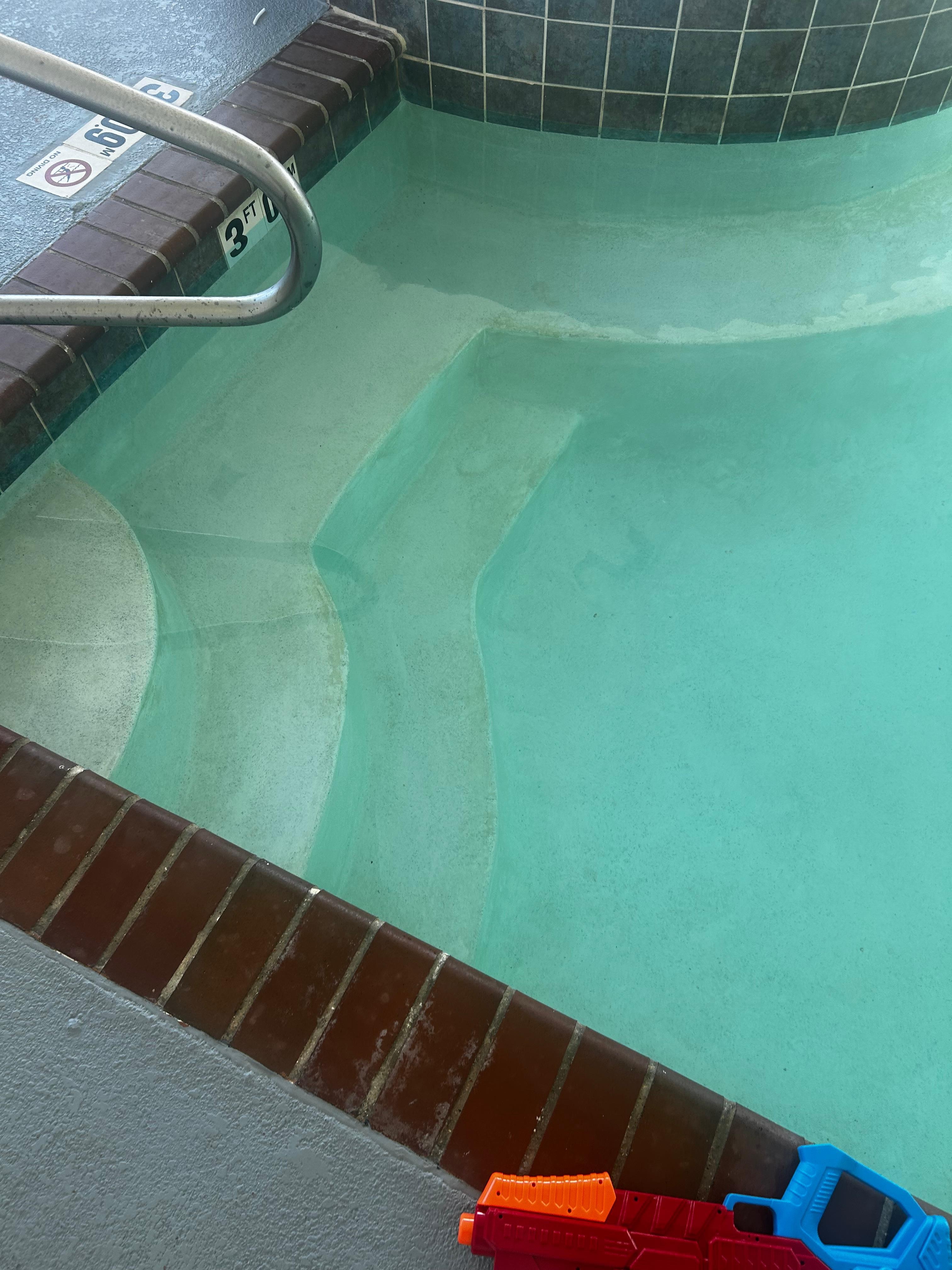 The very dirty pool.