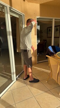 We enjoyed many mornings on the lanai.