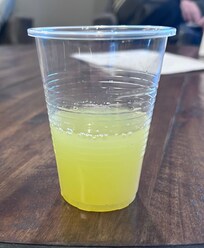 The “orange juice” that was mostly water. We were too frightened of the staff to ask for anything else. It was the only thing anyone could see and the other issues were what staff said.