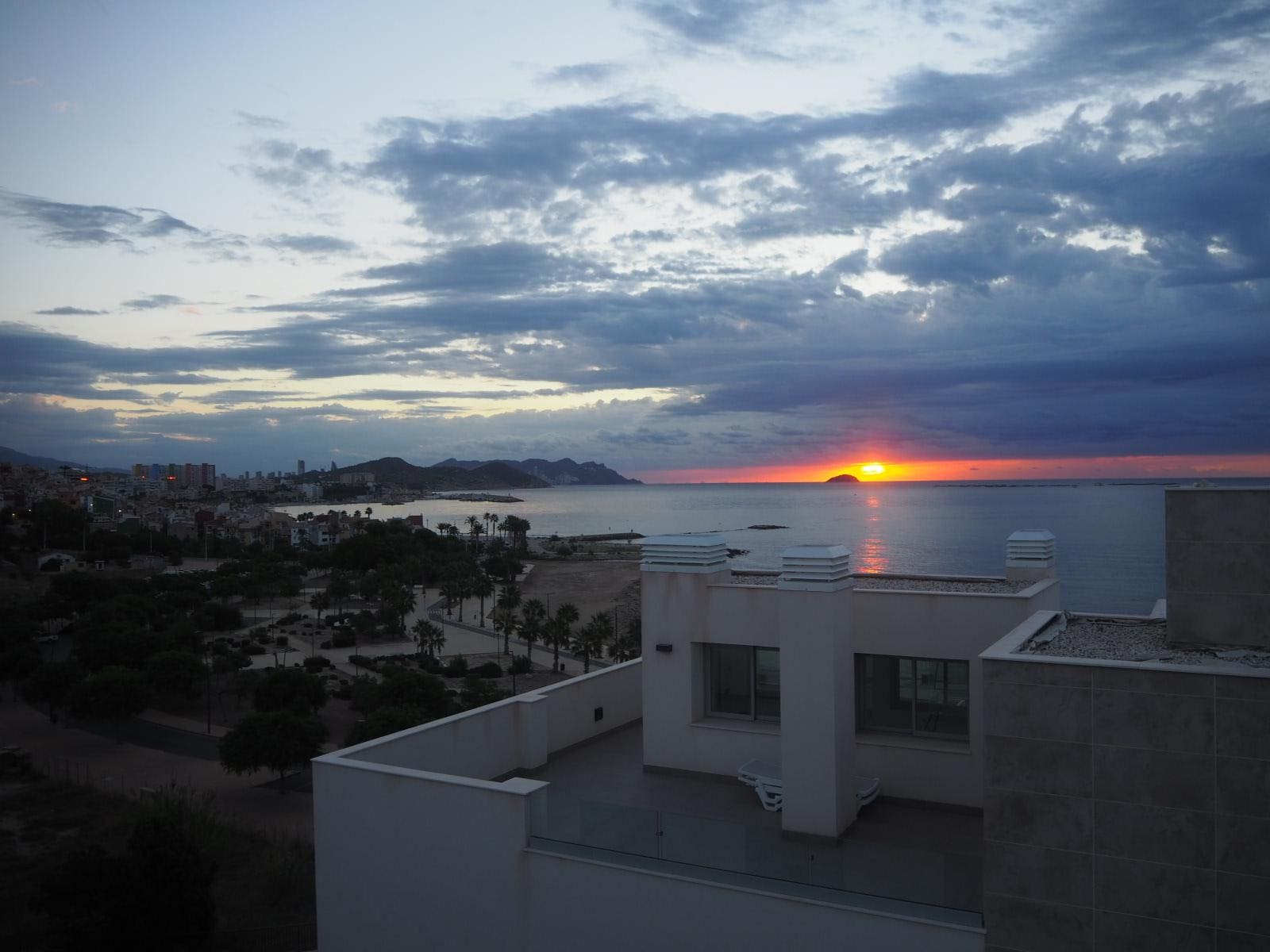 Utsikt fra terrassen 