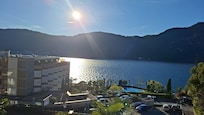 AUSSICHT VON DER TERRASSE IM RESTAURANT