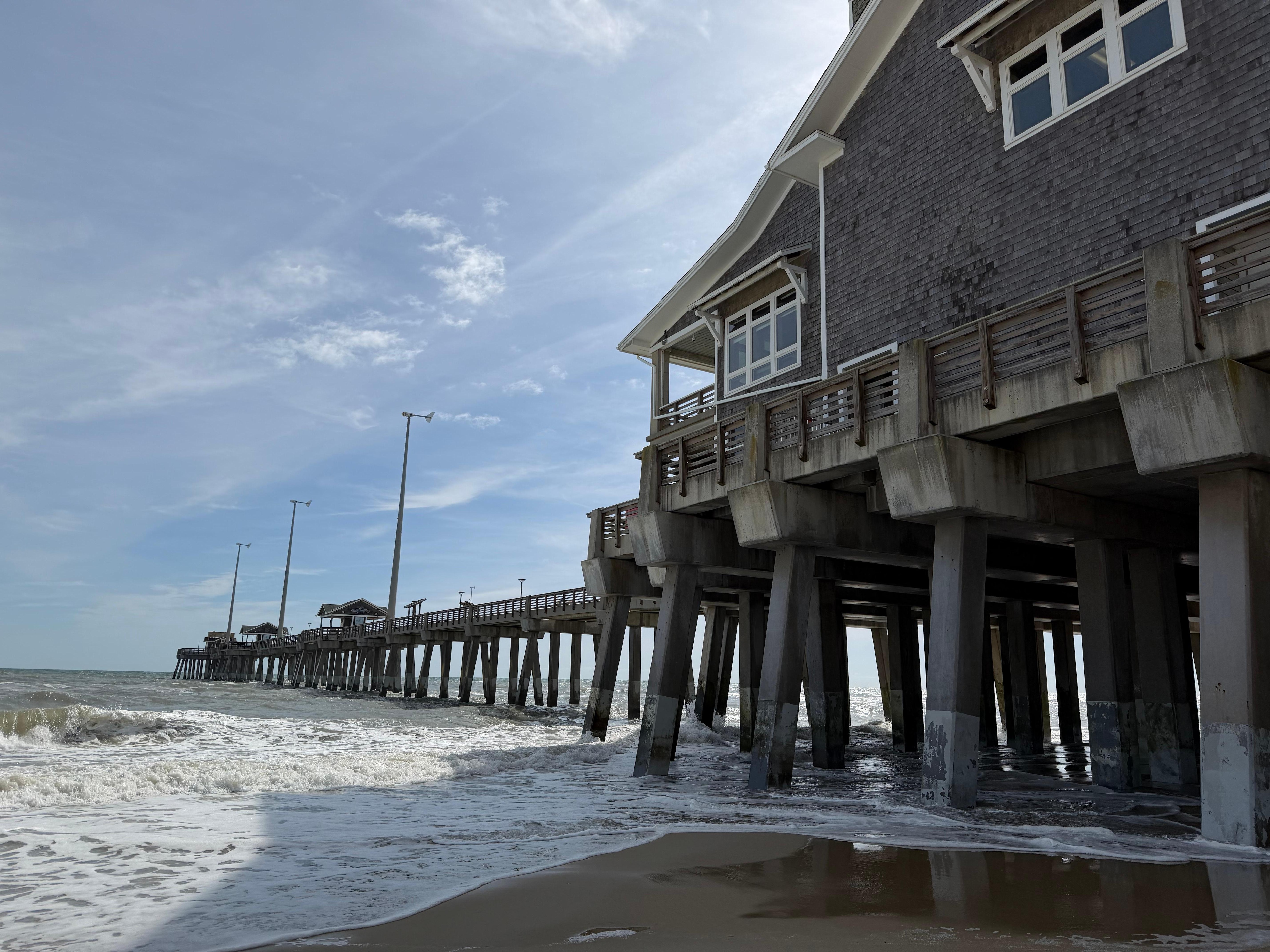 Quick beach walk to the pier