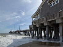 Quick beach walk to the pier