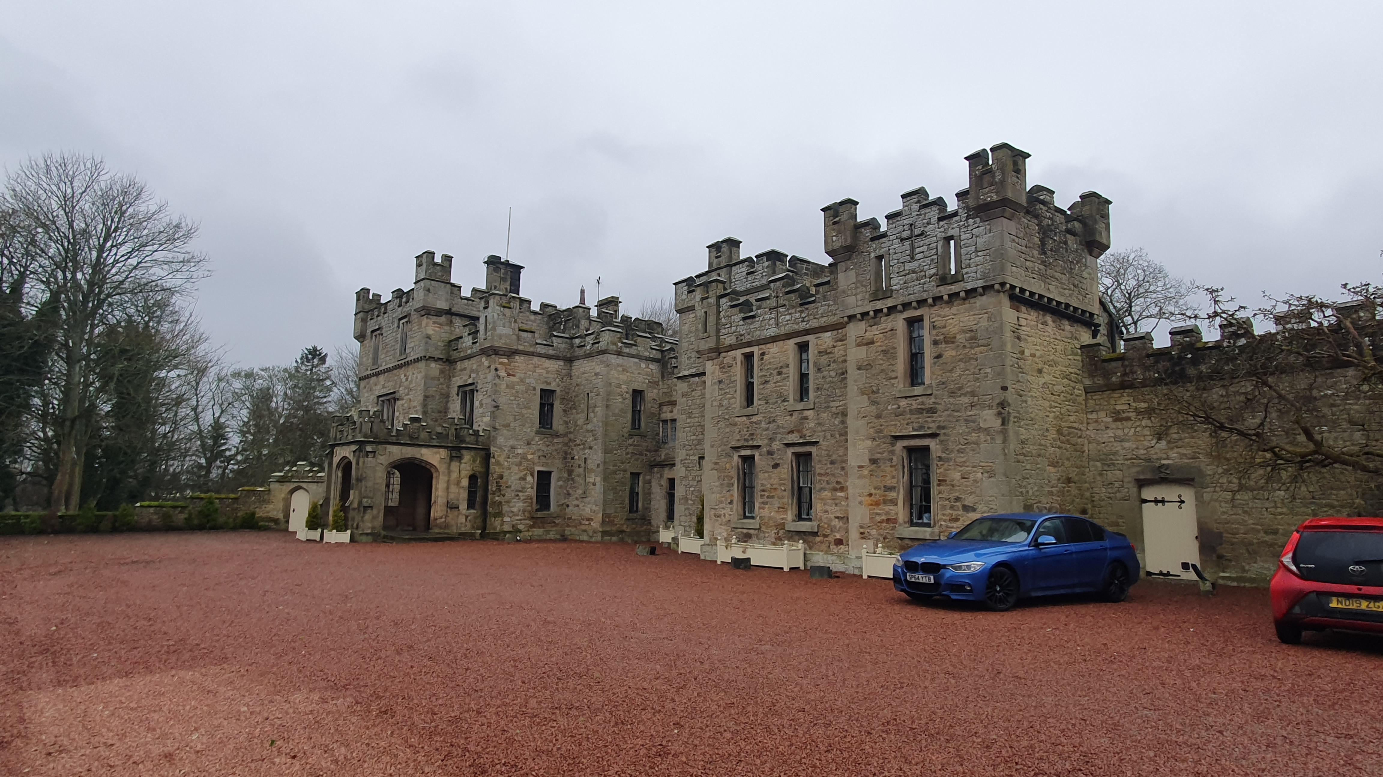 Castle view from car park