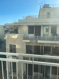This was the view from the other window. What you didn’t see was the bottom of the building covered in graffiti when we arrived it looked like a shanti town. The taxi driver told us it wasn’t a good area and it wasn’t safe .