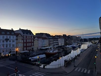 Early morning view from our room.