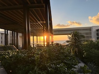 Stunning morning sun