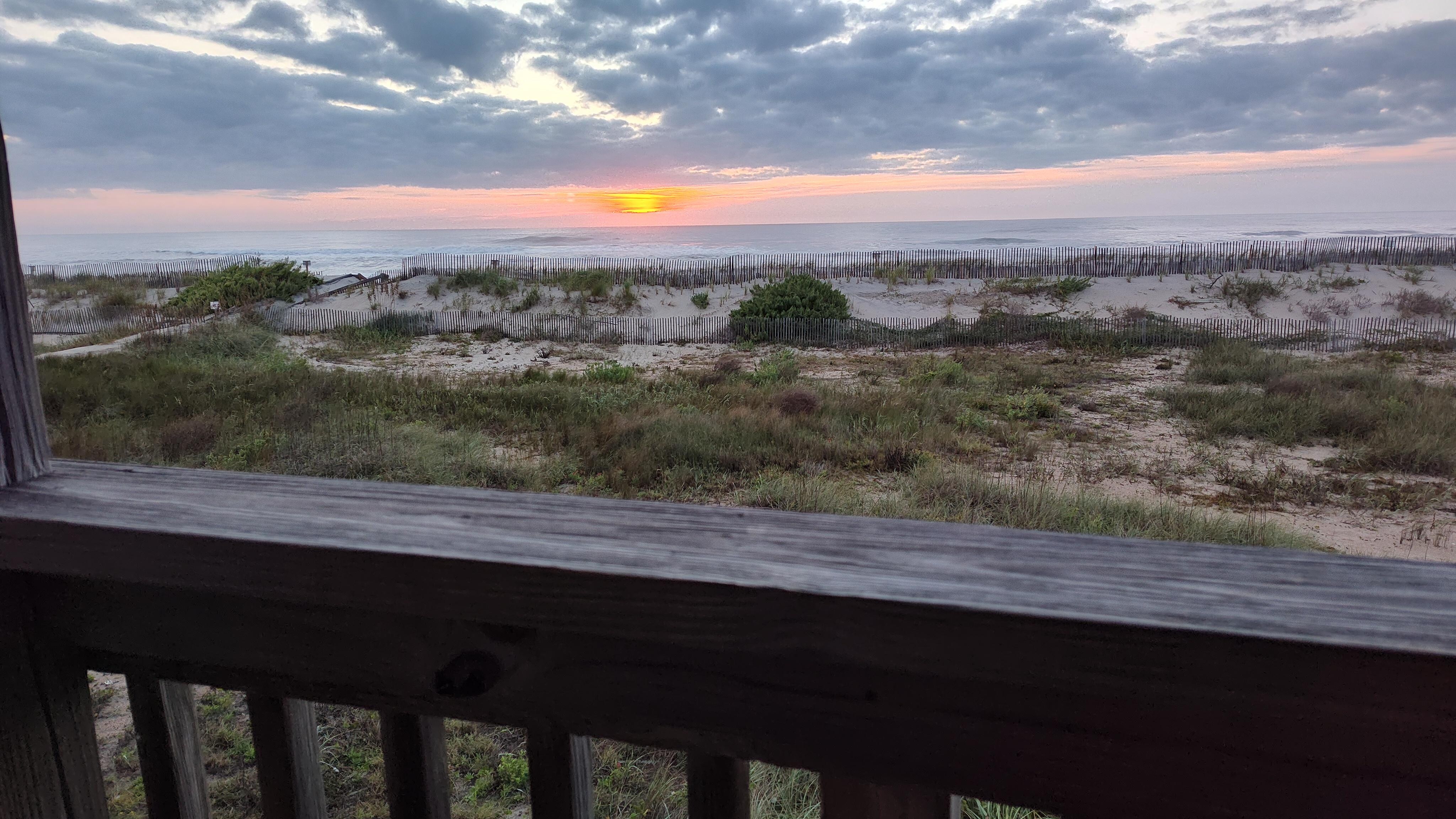 Sunrise from balcony