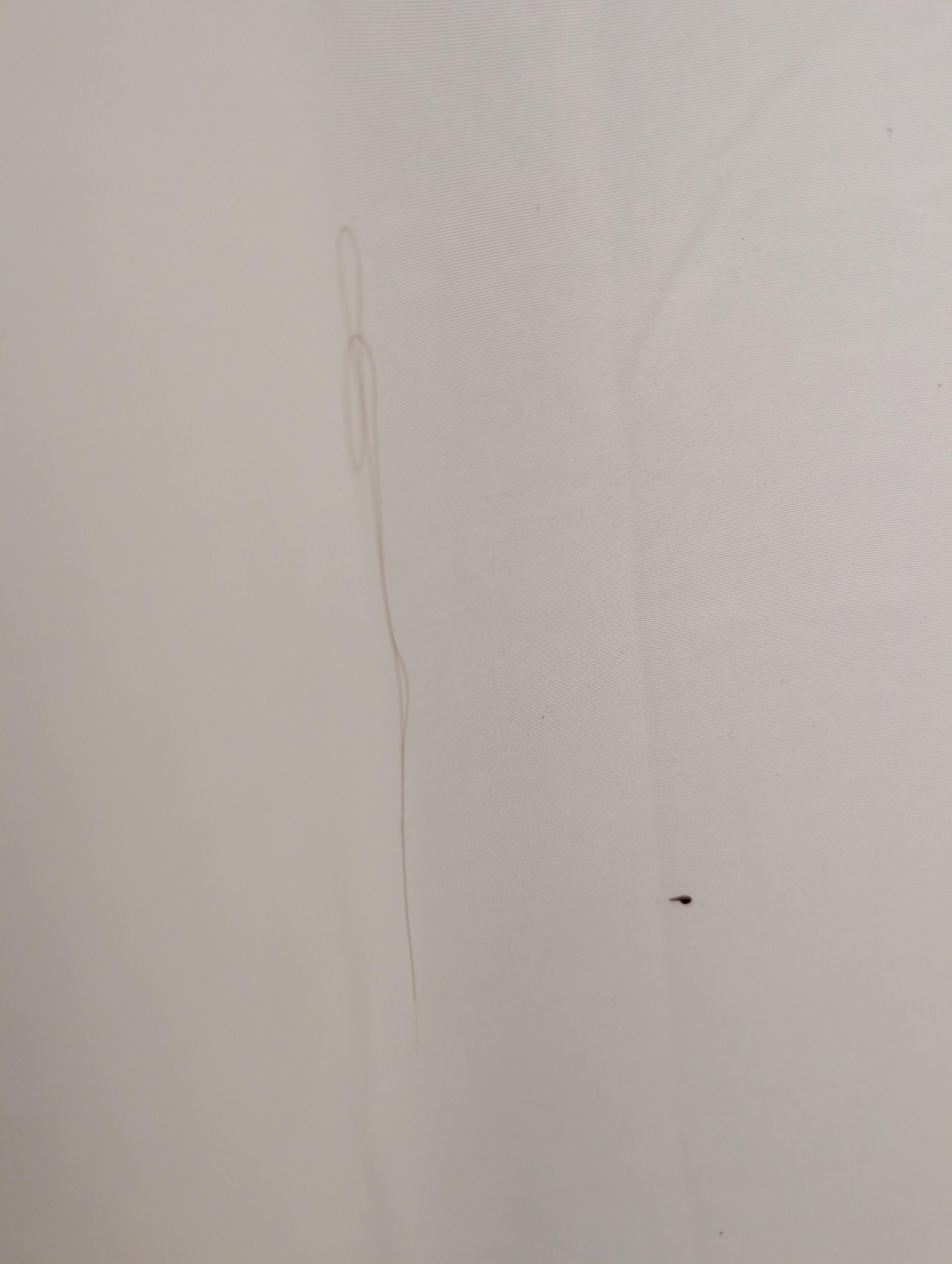 Found someone else's hair on the shower curtain. Unit not properly cleaned.