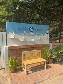 Back side of the resort