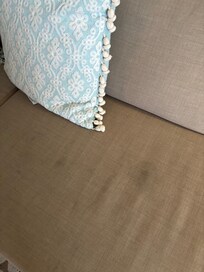 Stained couch