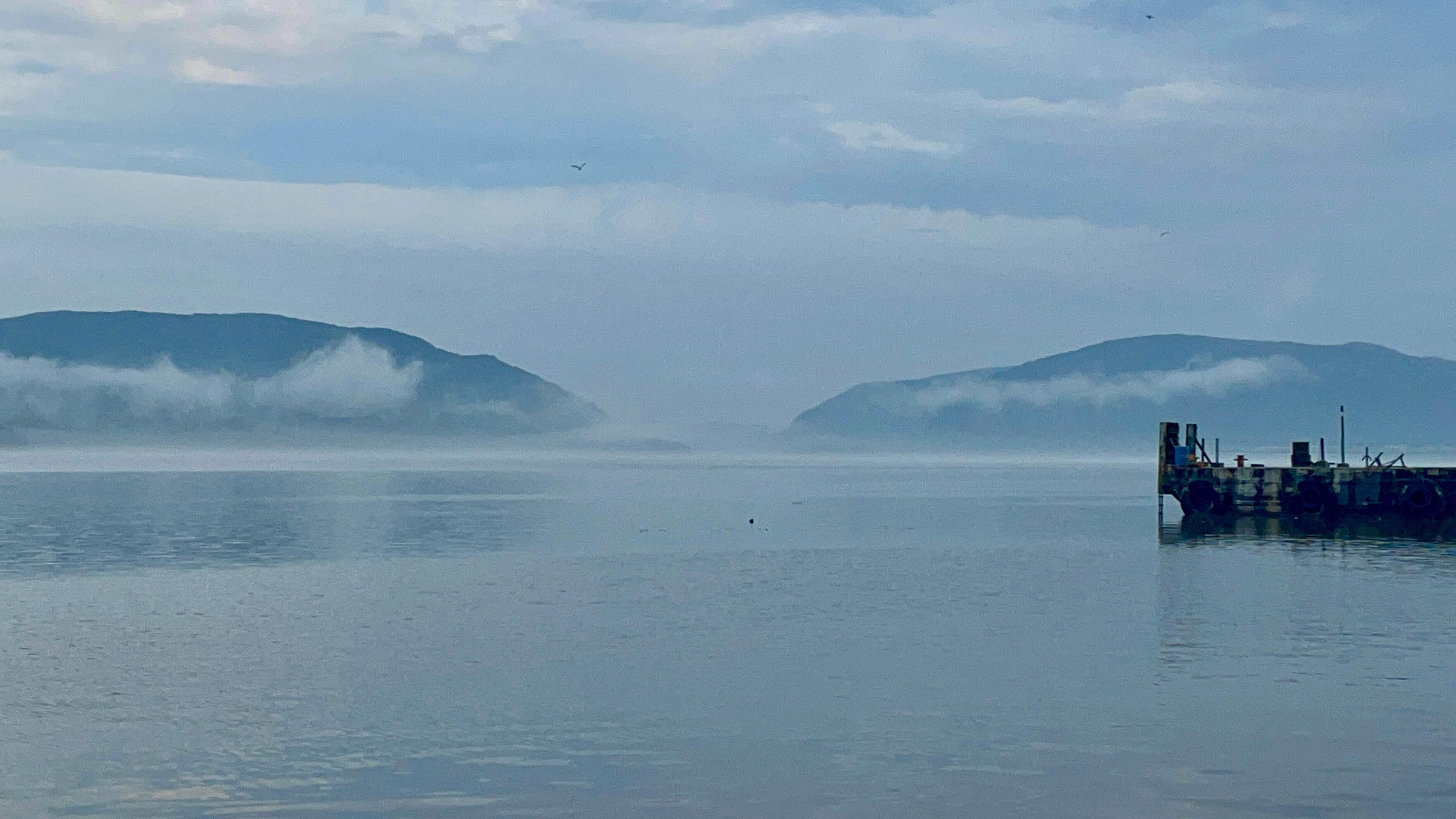 Hudson River view just down the road.