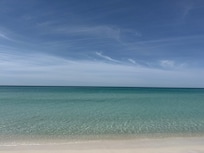 Beach in front of the house!