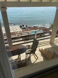 Blick aus dem Wohnbereich