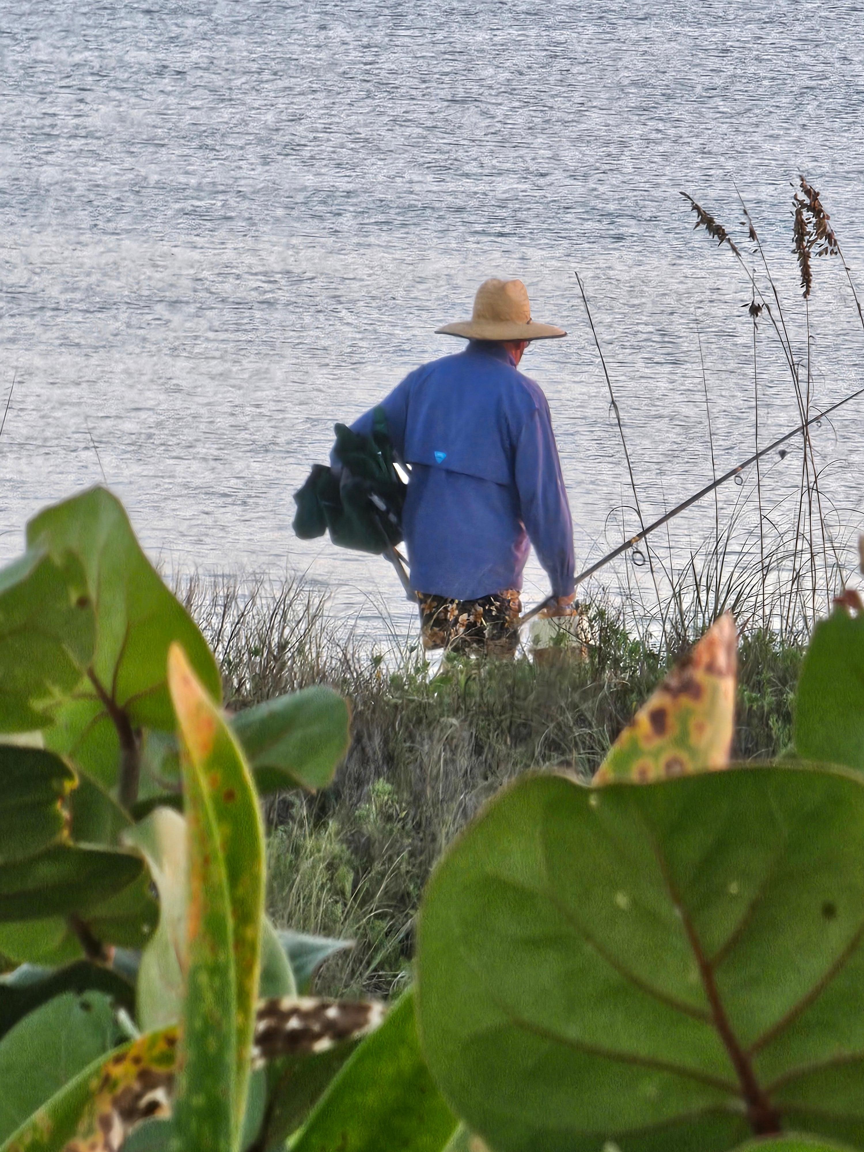 Every morning fishing and catching