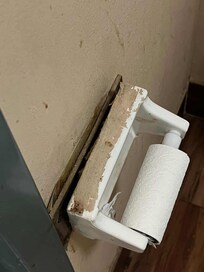 barely hanging on. and barely had any tp anyway!