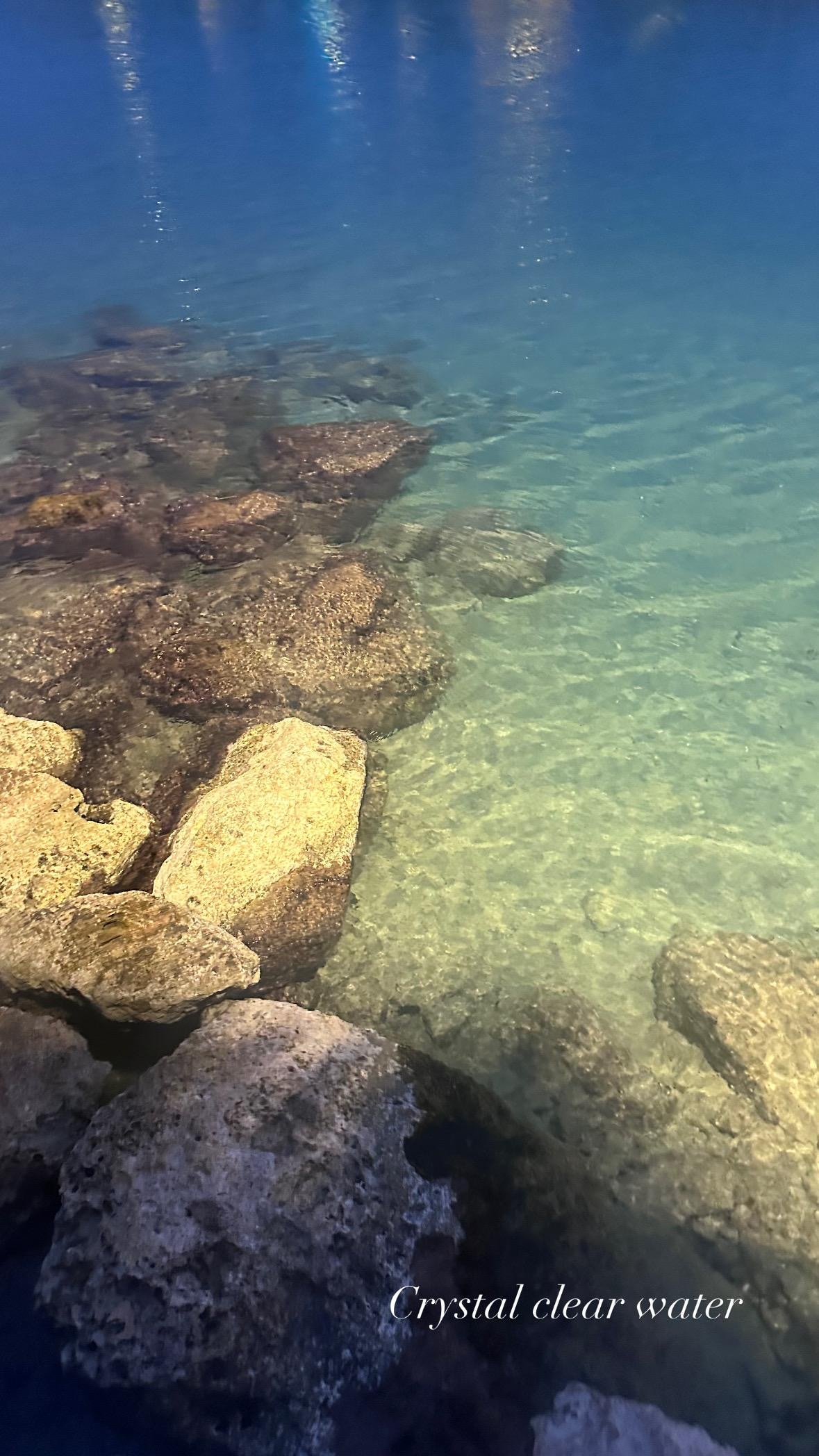 Beautiful clear water 