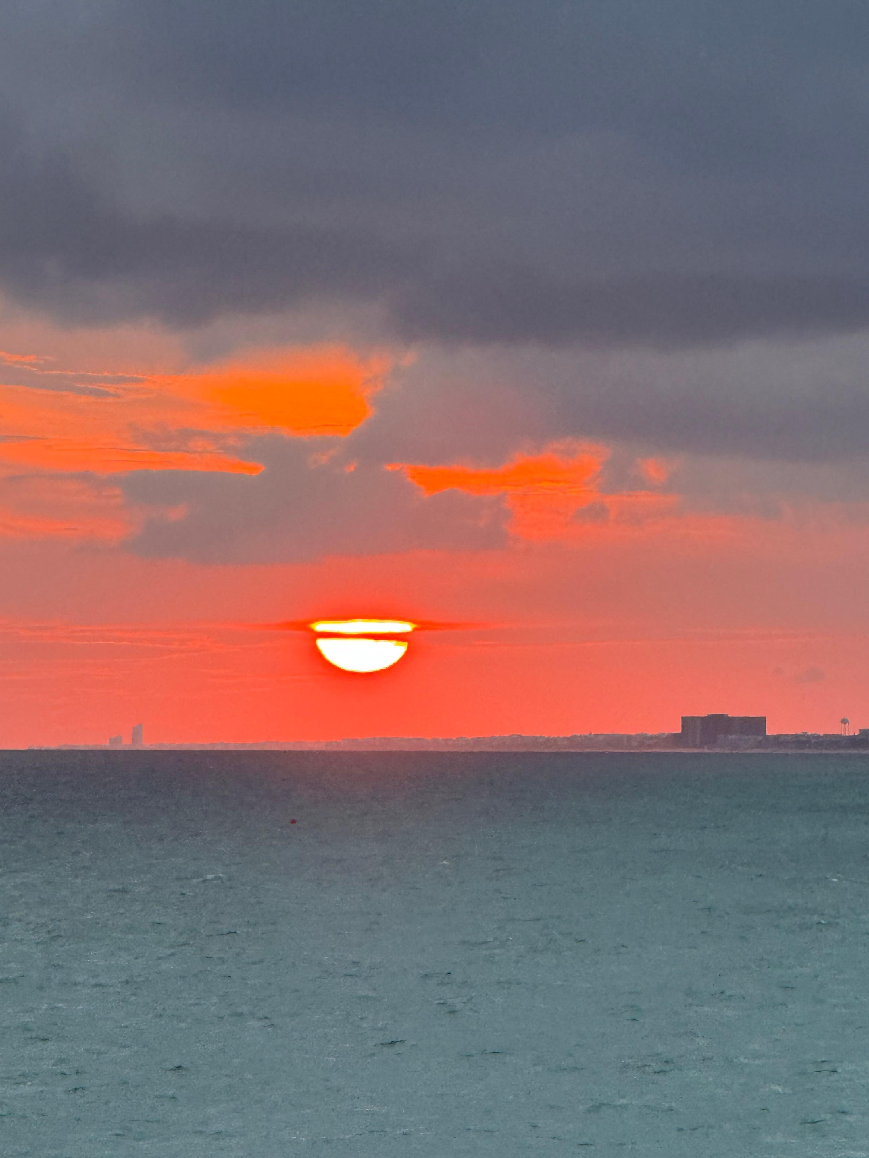 Sunset from the Pier (short walk from the Condo)