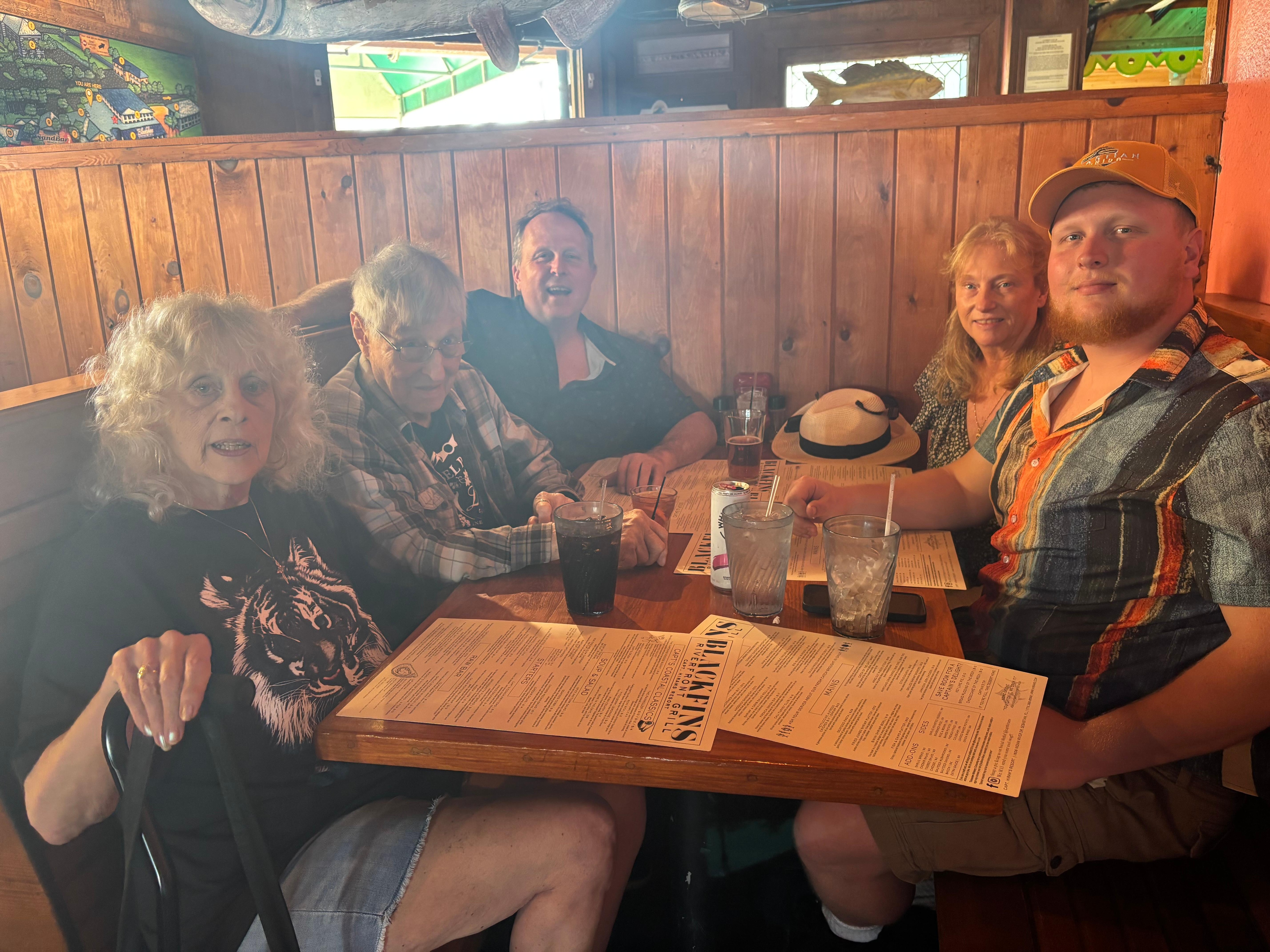 Dinner at Capt. Hiram’s