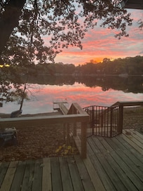 Sunrise over the lake