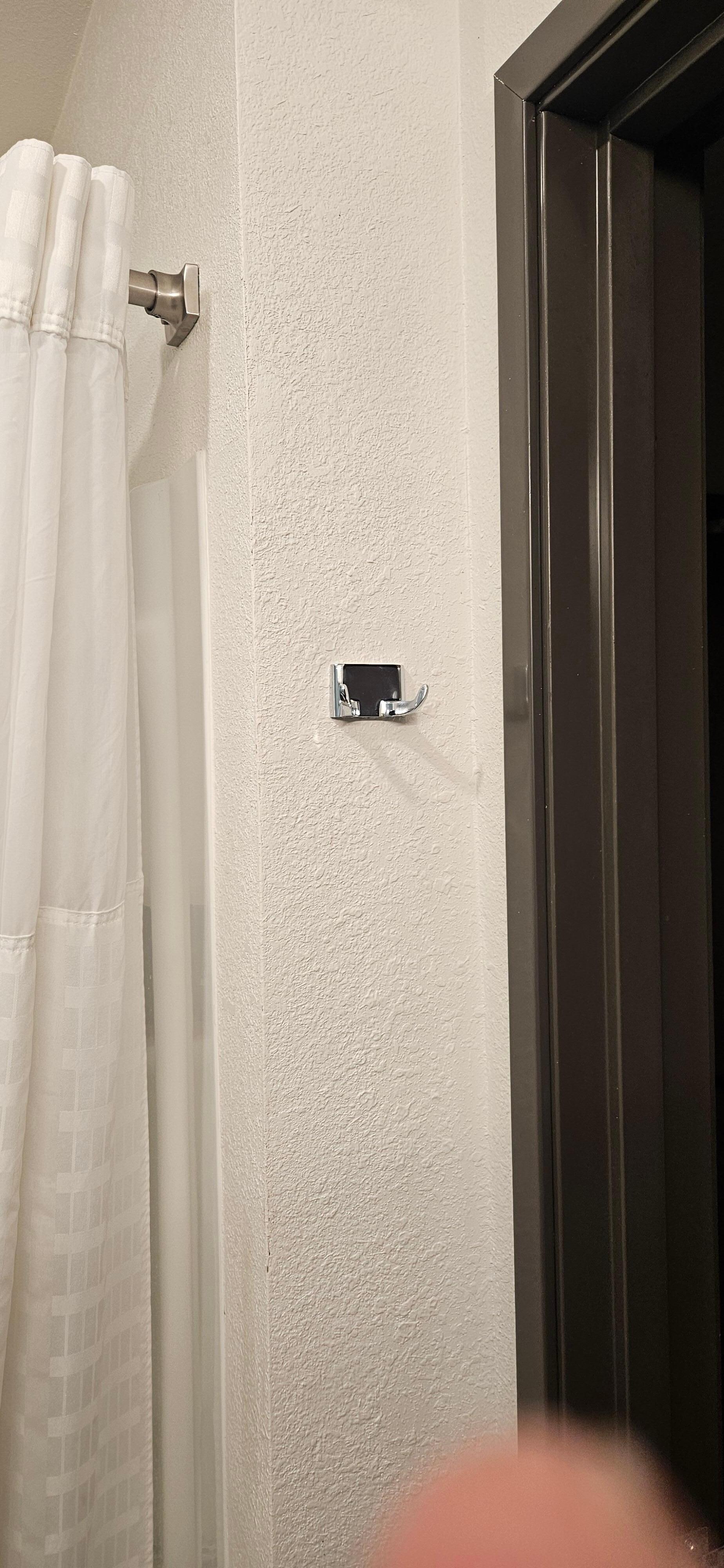 Stupid towel hook placement