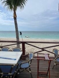 Bahama Beach Club has two restaurants with very good food.
