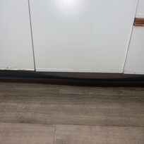 Broken cabinet crumbling wood