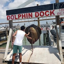 130 lbs ray caught