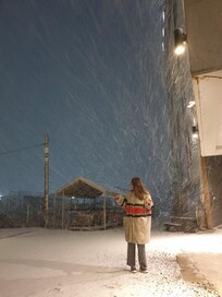 눈오던날 방문한 케이풀빌라