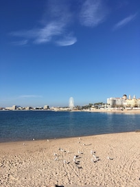 Spiaggia davanti l’hotel
