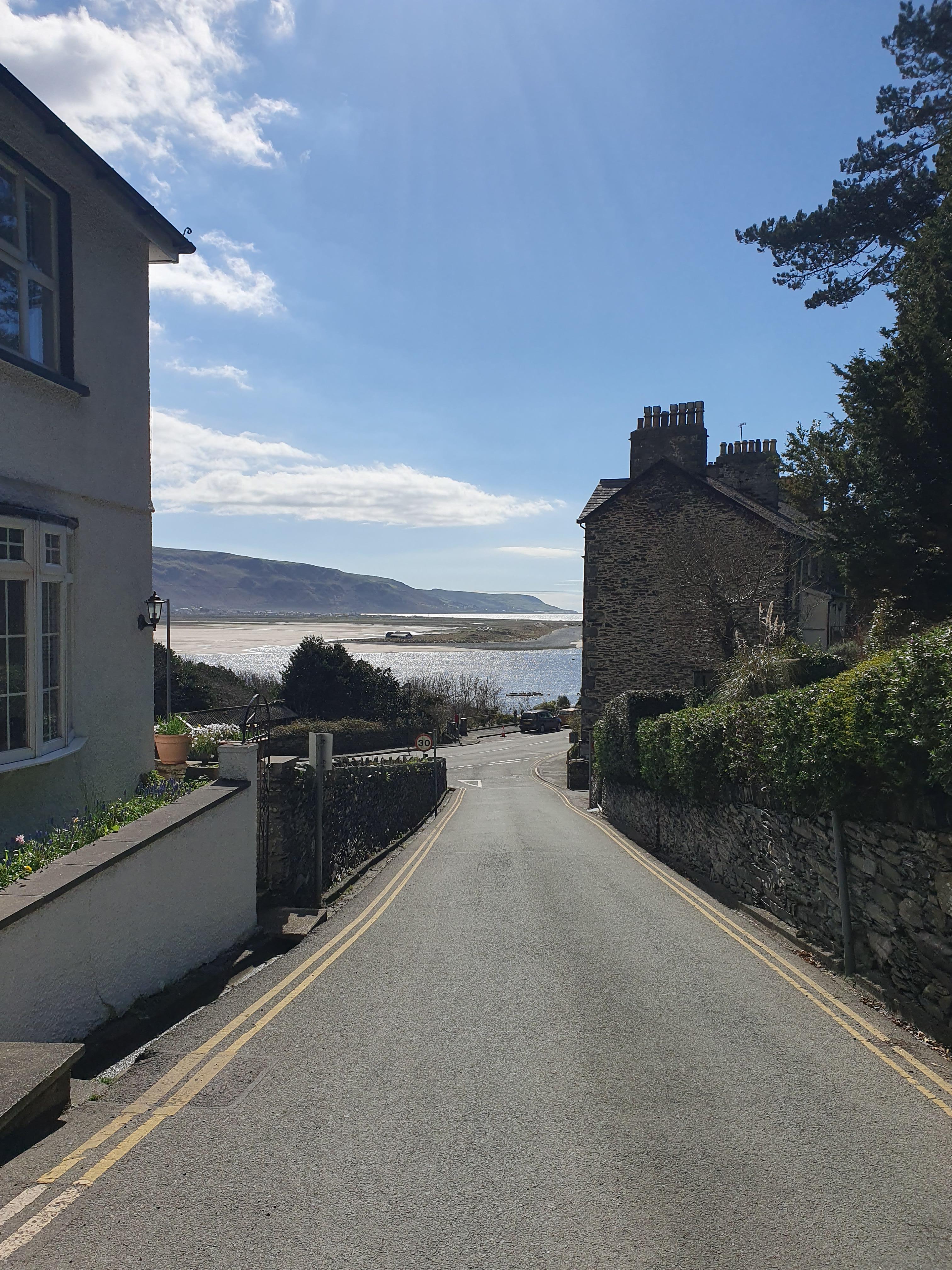 View heading into the town from the hotel