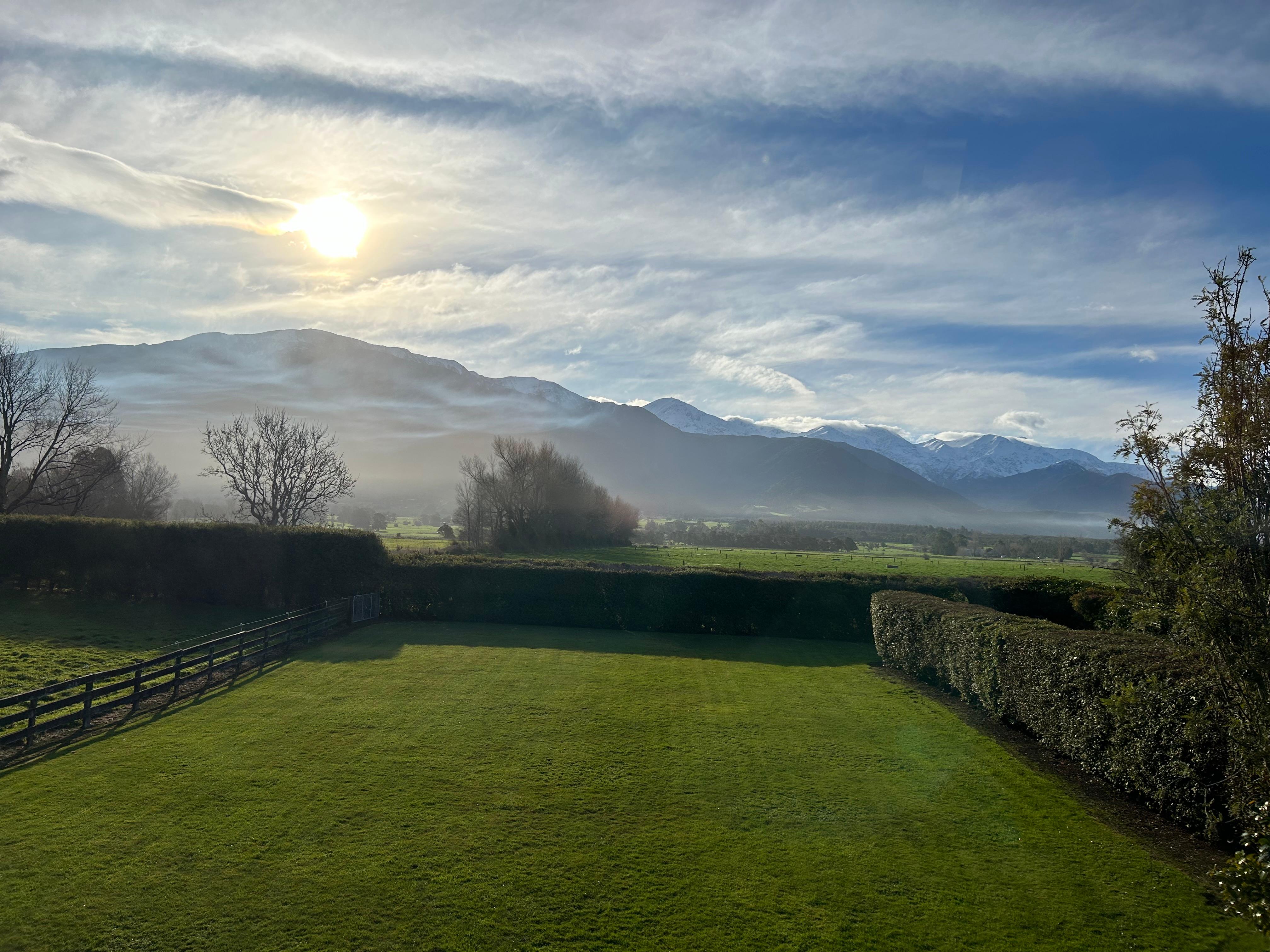 View from upstairs room was breathtaking!