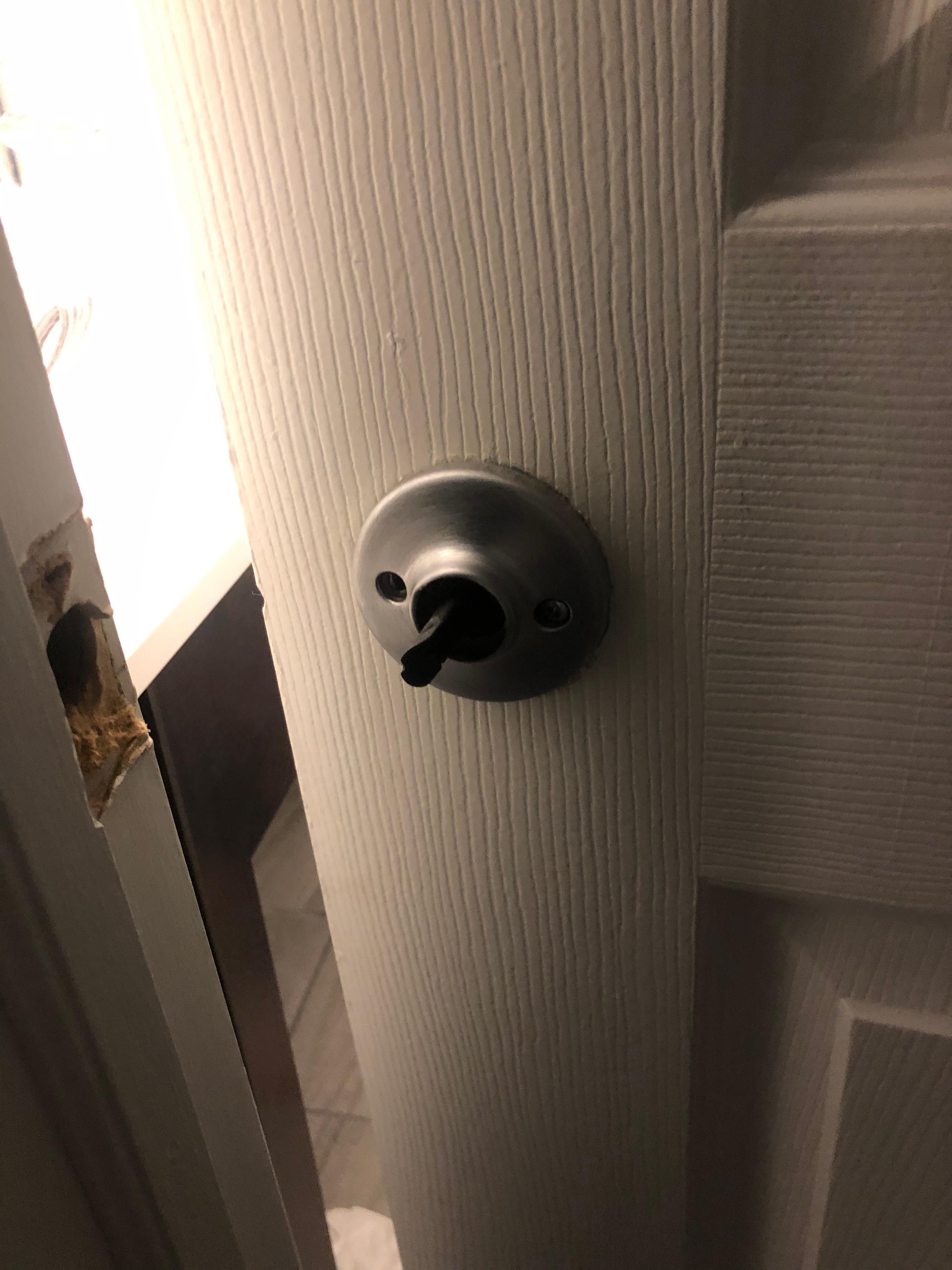 Doorknob needed for bathroom